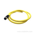 M12 T-Coded Power Connector PUR Cable